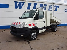 IVECO 35 C 11 – 4X2 – EURO 5 – BENNE BASCULANTE ET COFFRE – PERMIS B