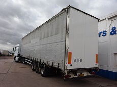FRUEHAUF TX34CF – SEMI-REMORQUE 3 ESSIEUX MEGA – TAUTLINER