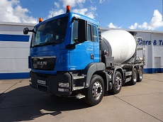 MAN TGS 32-360 BB 8X4 – EURO 5 – MALAXEUR A BETON LIEBHERR 9 M3
