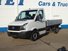 VOLKSWAGEN CRAFTER 35 L2 2.0 TDI 136 – EURO 5 – PLATEAU A RIDELLES – PERMIS B