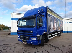 DAF FA CF 75-750 L – 4X2 – EURO 5 – CAISSE TAUTLINER ET HAYON