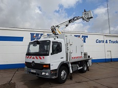 MERCEDES ATEGO 1318 K – 4X2 – EURO 3 – NACELLE TELESCOPIQUE ARTICULEE 17 M