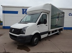 VOLKSWAGEN CRAFTER 50 2.0 Bi-TDI 163 – EURO 5 – CAISSE 20 M3 ET HAYON – PERMIS B