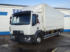 RENAULT D16-240 – 4X2 – EURO 6 – PLATEAU A RIDELLES BÂCHE ET HAYON