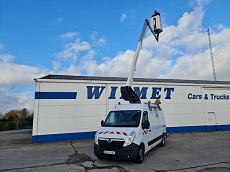 OPEL MOVANO 3500 L2H2 2.3 CDTI 125 – EURO 5 – NACELLE TELESCOPIQUE 12.00 M