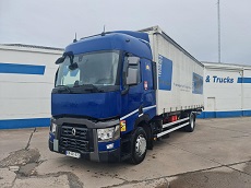 RENAULT T 380 – 4X2 – EURO 6 – BDF + CAISSE AMOVIBLE TAUTLINER – HAYON ELEVATEUR
