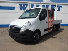 OPEL MOVANO F3500 L3H1 2.3 CDTI 130 – EURO 6 – DOUBLE CABINE – PLATEAU A RIDELLES