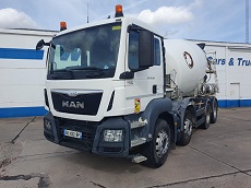 MAN TGS 32-360 BB – 8X4 – EURO 6 – MALAXEUR A BETON 9 M3