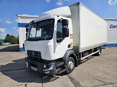 RENAULT D12-240 – 4X2 – EURO 6 – CAISSE 15 PALETTES ET HAYON 2 TONNES