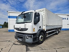 RENAULT PREMIUM 380.26 DXI – 6X2 – ESSIEU RELEVEUR DIRECTIONNEL – EURO 5 – CAISSE SAVOYARDE ET HAYON 2 TONNES