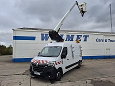 RENAULT MASTER F3500 L2H2 2.3 DCI 145 – EURO 6 – NACELLE TELESCOPIQUE KLUBB K32