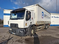 RENAULT D26 WIDE 380 – 6X2 – EURO 6 – CAISSE SAVOYARDE ET HAYON 2 TONNES – RETARDER !