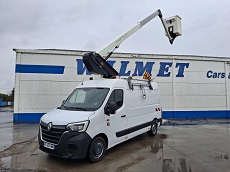 RENAULT MASTER F3500 L2H2 2.3 DCI 145 – EURO 6 – NACELLE TELESCOPIQUE 12 METRES