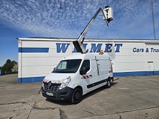 RENAULT MASTER F3500 L2H2 2.3 DCI 130 – EURO 6 – NACELLE TELESCOPIQUE 12.50 METRES